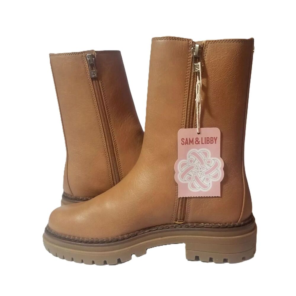 Women's Size: 7 1/2 Zip Up Boots . $50.00 Price Tag . Sam & Libby . New in Box